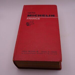 Vintage Michelin 1970 France Hard Cover Travel Book